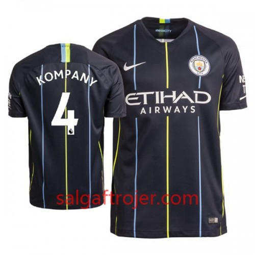 Manchester City Fodboldtrøjer Kompany 4 Udebanesæt 2018/19 Kort ærmer Manchester City Fodboldtrøjer Kompany 4 Udebanesæt 2018/19 Kort ærmer